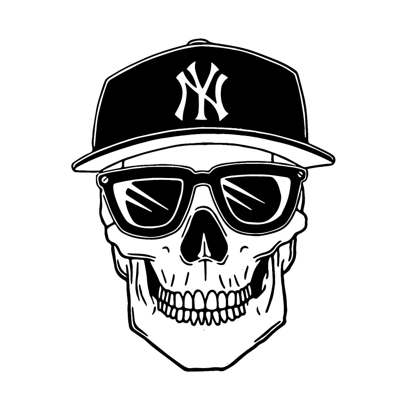 SKULL NY CAP